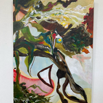 Teil III 50x70 , Acryl auf Leinwand