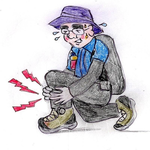 さて、問題が💦💦　以前痛めた脚が痛み出しました。