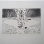 Albagnac, La prisonnière, 12 ex, 33x51, 1962