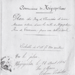 En-tête du plan de la salle d'Asile 