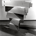 STACK-1984, 55"x55", WOOD