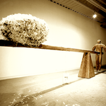 Light  Feather, 65"x200", 1992