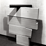 STACK-1983, 48"x47", wood and metal