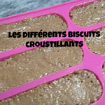 Les différents biscuits croustillants