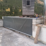 Neue Abdeckung montieren Splittsilo
