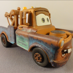 Mater 0840EAB - 67 gr - Plastic engine, two piece cab and cargo bed, riased eyebrow, brown wheels (V2)