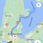 Amsterdam - Enkhuizen 70km