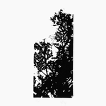linogravure, matrice 27 x12 cm, tirage 45 x 32 cm
