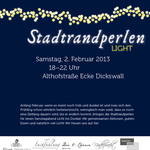 Kunde: Stadtrandperlen | Plakat "Light"