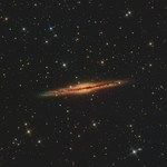 NGC891, Télescope RC 200mm, 297x120s, David