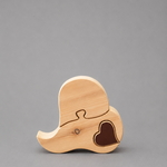 Herz "PUZZLE" ; € 50 ; 23cm ; INFO: Holz ist ein Naturprodukt, daher können Abweichungen vorkommen.
