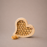 "Einlegeherz schief" ; € 36 ; 17cm;  INFO: Holz ist ein Naturprodukt, daher können Abweichungen vorkommen.