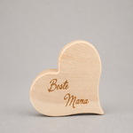 Herz "Beste Mama" € 20 ; 12cm x 12cm; INFO: Holz ist ein Naturprodukt, daher können Abweichungen vorkommen.