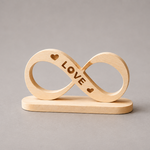 "LOVE Unendlich" ; € 36 ; 13cm; INFO: Holz ist ein Naturprodukt, daher können Abweichungen vorkommen.