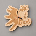 Uhr "Tirol 1809" ; € 50 ; INFO: Holz ist ein Naturprodukt, daher können Abweichungen vorkommen.