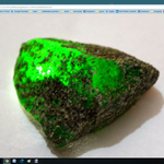 Rough emerald