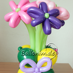 Ballon Blumenstrauss pastel V