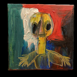 Acrylic painting 20 x 20 cm, SOLD @ David Vanorbeek