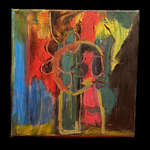 Acrylic painting 20 x 20 cm, 50 € @ David Vanorbeek