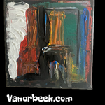 Acrylic Canvas Toile 20 x 20 cm, 50 € @ David Vanorbeek