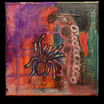 Acrylic painting 20 x 20 cm, 50 € @ David Vanorbeek