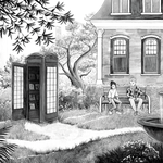 Illu aus "Der Büchergarten - Ein blühendes Geheimnnis", siehe Kinderbücher