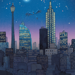 Illustration aus "Drachenfreund gesucht", Loewe Verlag, siehe Kinderbücher