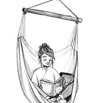 Illu aus "Der Büchergarten - Ein blühendes Geheimnnis", siehe Kinderbücher