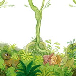 Illustration aus "Ein kleiner Dino sucht einen Freund", Loewe Verlag, siehe Kinderbücher
