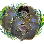 Illustration aus "Das Dschungelbuch", Penguin, siehe Kinderbücher