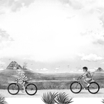 Illustration aus "Jonas und Fricka, Ebbe und Flut", Karibu, siehe Kinderbücher
