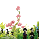 Illustration aus "Abenteuer mit den Ninjas", Loewe Verlag, siehe Kinderbücher