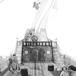 Illustration aus "Das magische Schulschiff 3", Loewe Verlag, siehe Kinderbücher