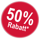 50 % Ausverkauf
