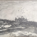 アーグラ城から見た景色　/　From Agra castle.