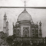 タージマハール　/　Taj Mahal.