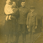 Familie Kurt Neitsch im Herbst 1942.