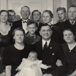 Zur Taufe von Edeltraud Neitsch zu Ostern 1939.