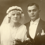 Hochzeit von Milda Bräuer und Karl Kurt Neitsch am 25.09.1927 in Grimma.