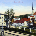 eine alte Ansicht auf Cunewalde