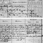 Taufeintrag Magdalena Kümpfel von 1851