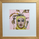 COLLAGE no. 31: “FILLERS PLEASE!!” 70 x 70 cm