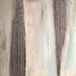 Ohne Titel, Acryl, Strukturmasse, 40 x 40 x 2 cm
