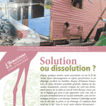 Association Osmose Cambodge. Mise en page de la lettre de liaison l'Osmosienne.