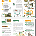 Agribio 04. Création des illustrations et mise en page du dépliant.