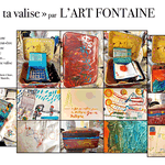 Participation à l'exposition Fais ta valise organisée par l'association Les Ateliers du portail