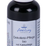 Dekollete-Pflege bio mit Kaktusfeigenöl: für Brust, Hals und auch Gesicht, wirkt regenerierend und hautstraffend. 50ml. Preis: 19,80€
