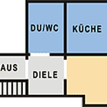 Grundriss Ferienwohnung 1 am Schneiderhof