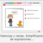 Educarex. Simplificación de radicales.