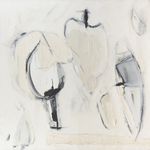 HUILE SUR TOILE 130X130 1989  VENDU DROUOT 2022 Philmari ROJOUAN Artiste peintre Nantes